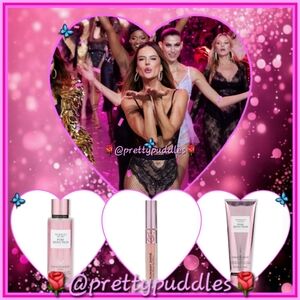 💎 3pc 🪽 VS 2024 Fashion Show Runway Shine Mist, Lotion & Lip Gloss Set 💎